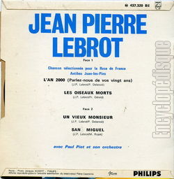 [Pochette de L’an 2000 (Jean-Pierre LEBROT) - verso]