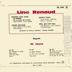 [Pochette de Double twist (Line RENAUD) - verso]