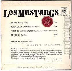 [Pochette de Drums (Les MUSTANGS) - verso]