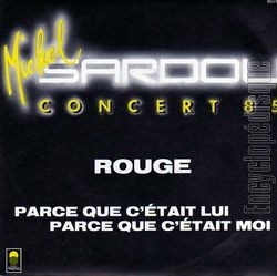 [Pochette de Rouge (Michel SARDOU)]