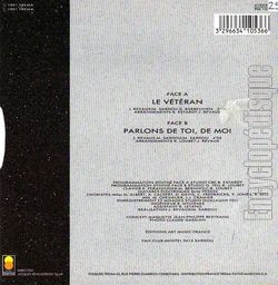 [Pochette de Le vtran (Michel SARDOU) - verso]