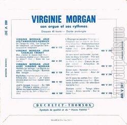 [Pochette de Un fil sous les pattes (Virginie MORGAN) - verso]