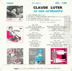 [Pochette de Dixie marmelade (Claude LUTER) - verso]