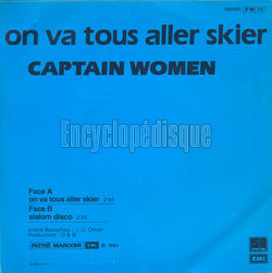 [Pochette de On va tous aller skier (CAPTAIN WOMEN) - verso]