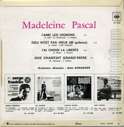 [Pochette de J’ai choisi la libert (Madeleine PASCAL) - verso]