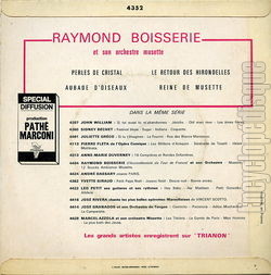 [Pochette de Perles de cristal (Raymond BOISSERIE) - verso]