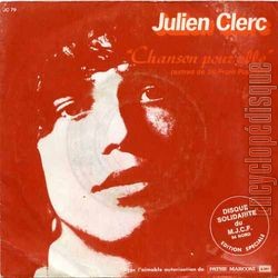 [Pochette de Chanson pour elle (Julien CLERC)]