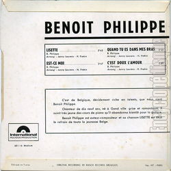 [Pochette de Lisette (Benoit PHILIPPE) - verso]