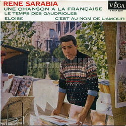 [Pochette de Une chanson  la franaise (Ren SARABIA)]