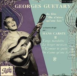 [Pochette de Du film "On n’aime qu’une fois" (Georges GUTARY)]