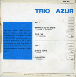 [Pochette de Stranger in the night (TRIO AZUR) - verso]