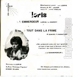 [Pochette de Tout dans la frime (LORIS (2)) - verso]