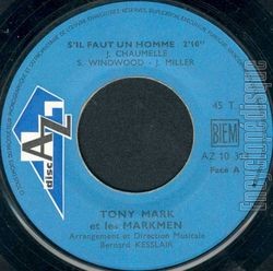 [Pochette de S’il faut un homme (Tony MARK)]