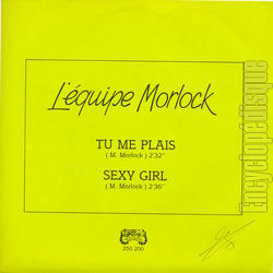 [Pochette de Tu me plais (L’QUIPE MORLOCK) - verso]