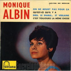 [Pochette de On ne meurt pas pour a (Monique ALBIN)]