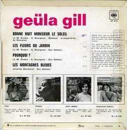 [Pochette de Bonne nuit Monsieur le Soleil (Gela GILL) - verso]