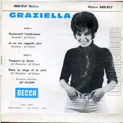 [Pochette de Seulement l’embrasser (GRAZIELLA) - verso]