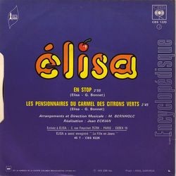 [Pochette de En stop (LISA) - verso]