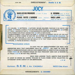 [Pochette de Dans les dix premiers (JOCY) - verso]