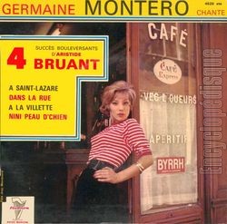 [Pochette de Chante 4 succs bouleversants d’Aristide Bruant (Germaine MONTERO)]