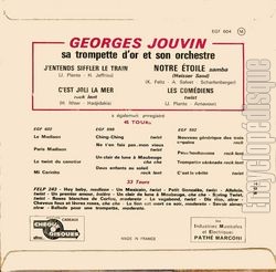 [Pochette de Notre toile (Georges JOUVIN) - verso]