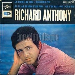 [Pochette de La corde au cou (Richard ANTHONY)]