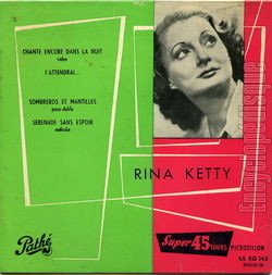 [Pochette de Chante encore dans la nuit (Rina KETTY)]