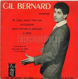 [Pochette de De l’eau dans ton vin (Gil BERNARD)]