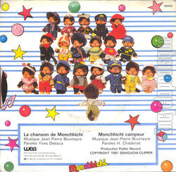 [Pochette de La chanson de Monchhichi (JEUNESSE) - verso]