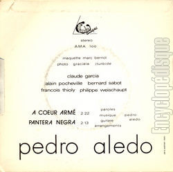 [Pochette de  cœur arm (Pedro ALEDO) - verso]