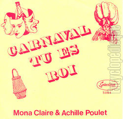 [Pochette de a fait boum dans mon cœur (Achille POULET et Mona CLAIRE) - verso]