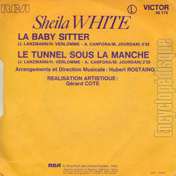 [Pochette de La baby sitter (Sheila WHITE) - verso]