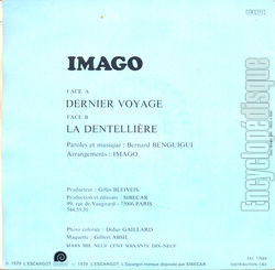 [Pochette de Dernier voyage (IMAGO) - verso]