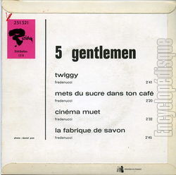 [Pochette de Twiggy (5 GENTLEMEN) - verso]