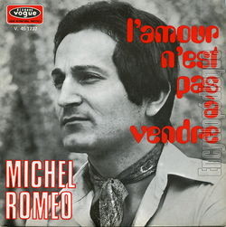 [Pochette de L’amour n’est pas  vendre (Michel ROMO)]