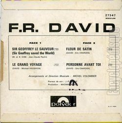 [Pochette de Sir Geoffrey le sauveur (F.R. DAVID) - verso]