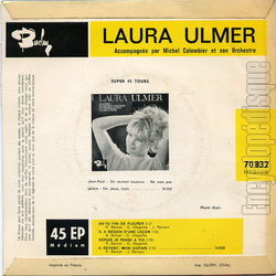 [Pochette de As-tu fini de pleurer ? (Laura ULMER) - verso]