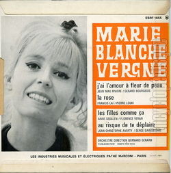 [Pochette de J’ai l’amour  fleur de peau (Marie-Blanche VERGNE) - verso]