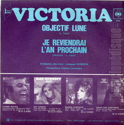 [Pochette de Objectif Lune (VICTORIA) - verso]