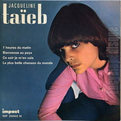 [Pochette de 7 heures du matin (Jacqueline TAIEB)]