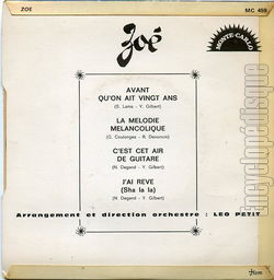 [Pochette de Avant qu’on ait vingt ans (ZO) - verso]