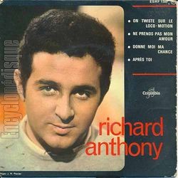 [Pochette de On twiste sur le locomotion (Richard ANTHONY)]