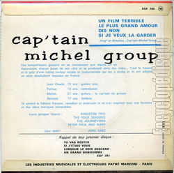 [Pochette de Si je veux la garder (CAP’TAIN MICHEL GROUP) - verso]