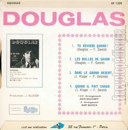 [Pochette de Tu reviens quand ? (DOUGLAS) - verso]