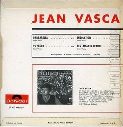 [Pochette de N 3 (Jean VASCA) - verso]