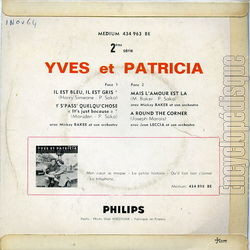 [Pochette de Il est bleu, il est gris - 2me srie (YVES ET PATRICIA) - verso]