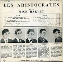 [Pochette de C’est pas mchant (Les ARISTOCRATES avec Mick HARVEY) - verso]