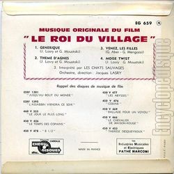 [Pochette de Le roi du village (B.O.F.  Films ) - verso]