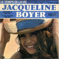 [Pochette de Le temps de la vie (Jacqueline BOYER)]