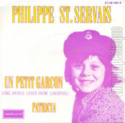 [Pochette de Un petit garon (Philippe ST SERVAIS) - verso]